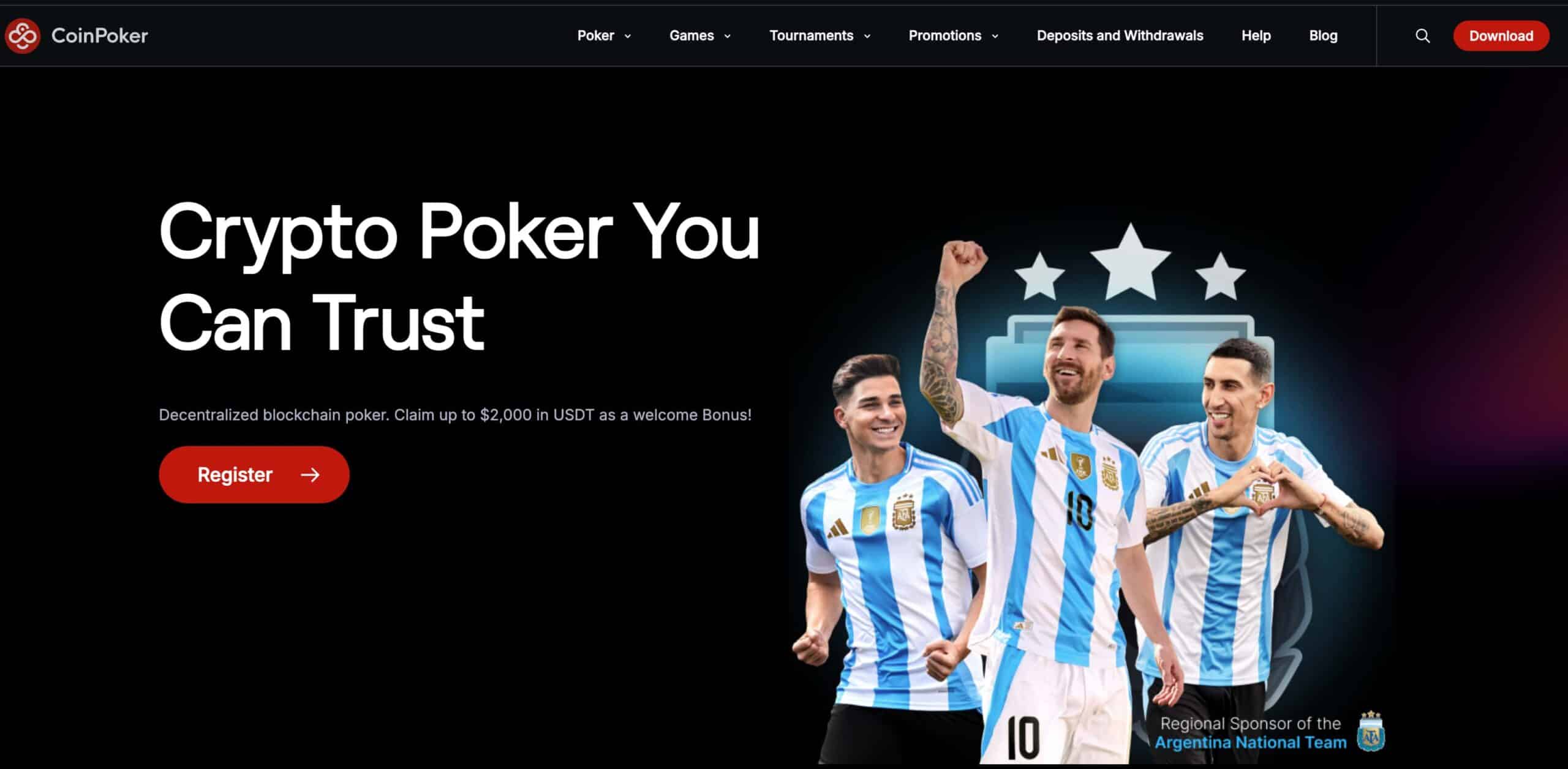 coinpoker forside